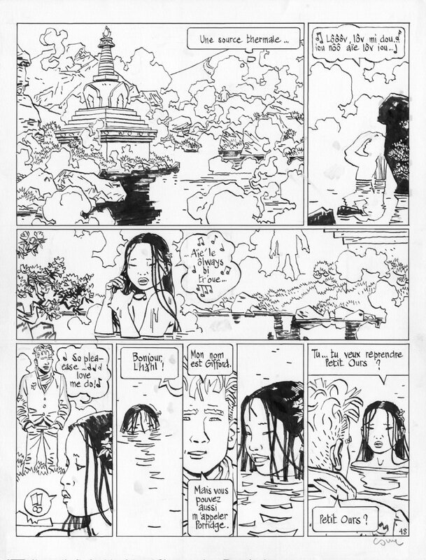 Le Bouddha d'Azur by Cosey - Comic Strip