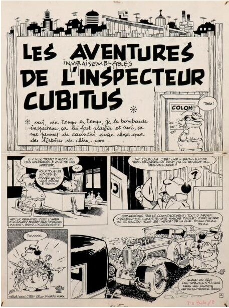 Cubitus par Dupa - Planche originale