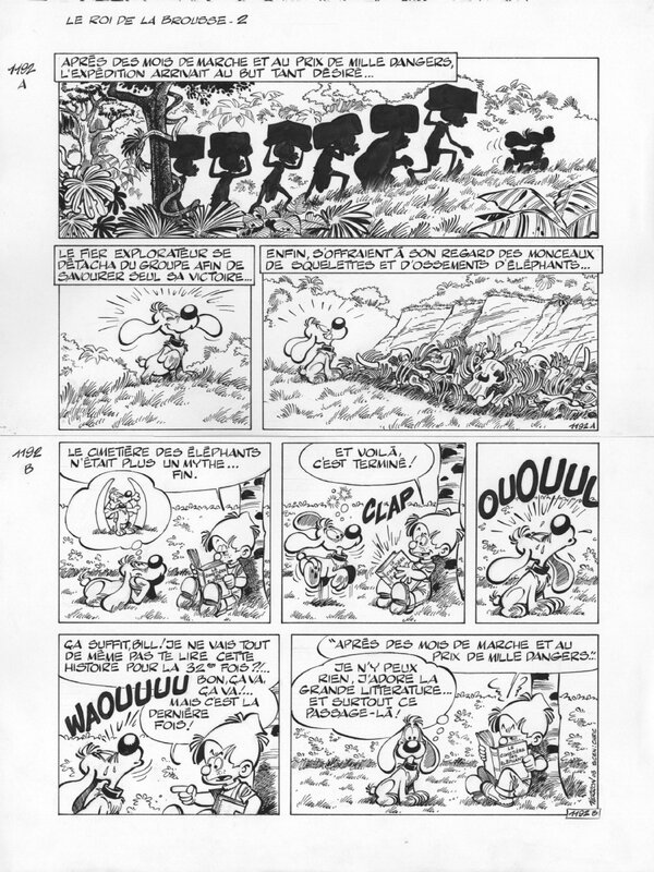 Laurent Verron, Boule et Bill - Le roi de la brousse - Comic Strip