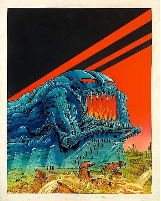 Salammbô par Philippe Druillet - Couverture originale