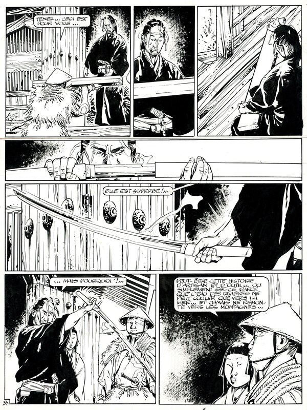 Michetz, Kogaratsu : 9. La stratégie des phalènes 34 - Planche originale