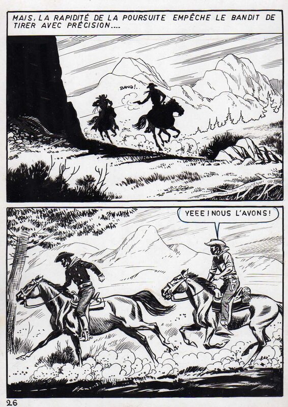 Tex-Tone (Impéria) par Bob Leguay - Planche originale