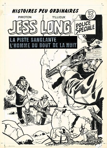 Arthur Piroton, Maurice Tillieux, 1978 - Jess Long : La piste sanglante - Couverture originale