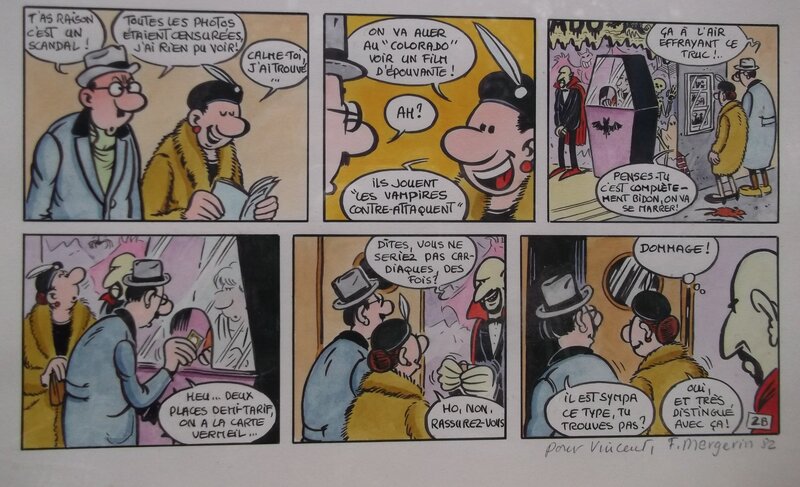 Dracula by Frank Margerin - Comic Strip