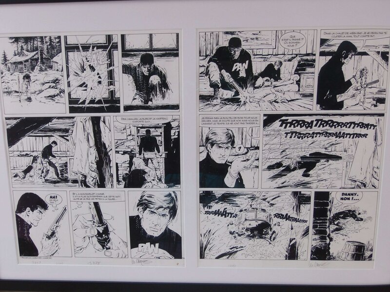 William Vance, Jean Van Hamme, XIII, Secret Défense, Planches originales 32 & 33 - Comic Strip