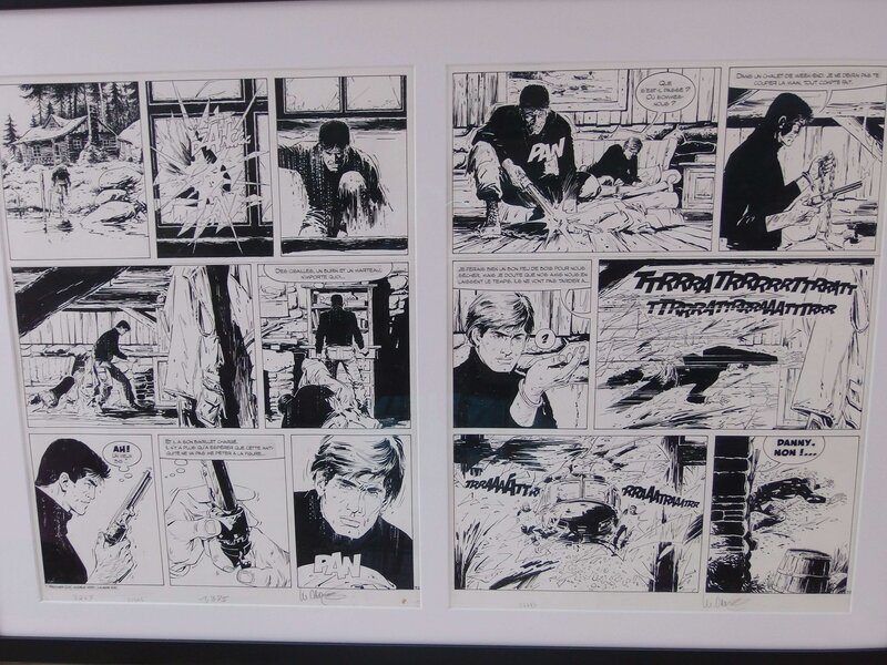 William Vance, Jean Van Hamme, XIII, Secret Défense, Planches originales 32 & 33 - Planche originale