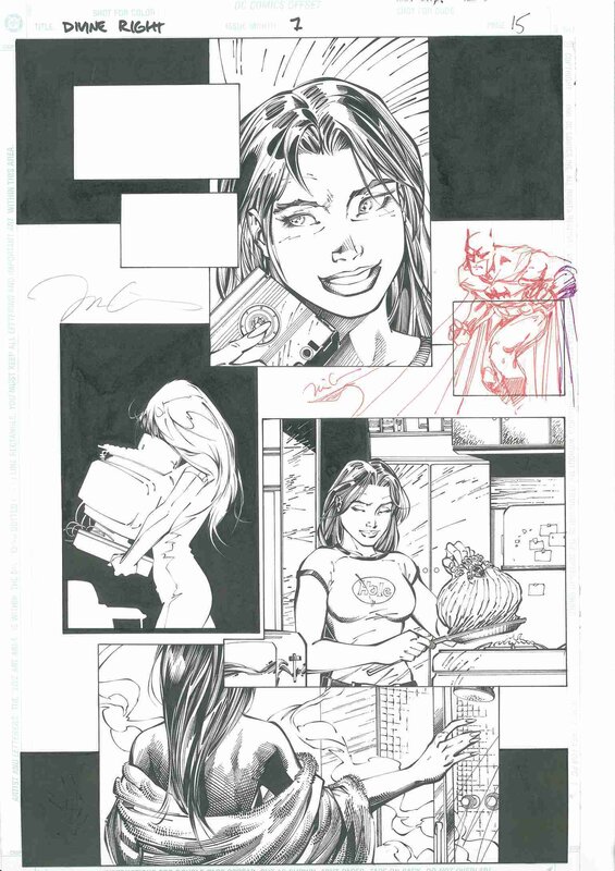 Jim Lee, Armando Durruthy, Divine Right - Issue 7  page 15 - Planche originale