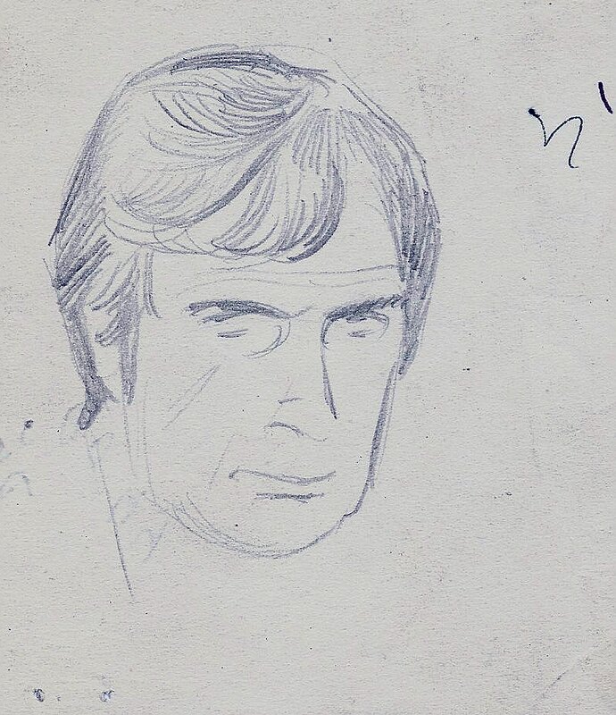Autoportrait ? by Raymond Poïvet - Original art