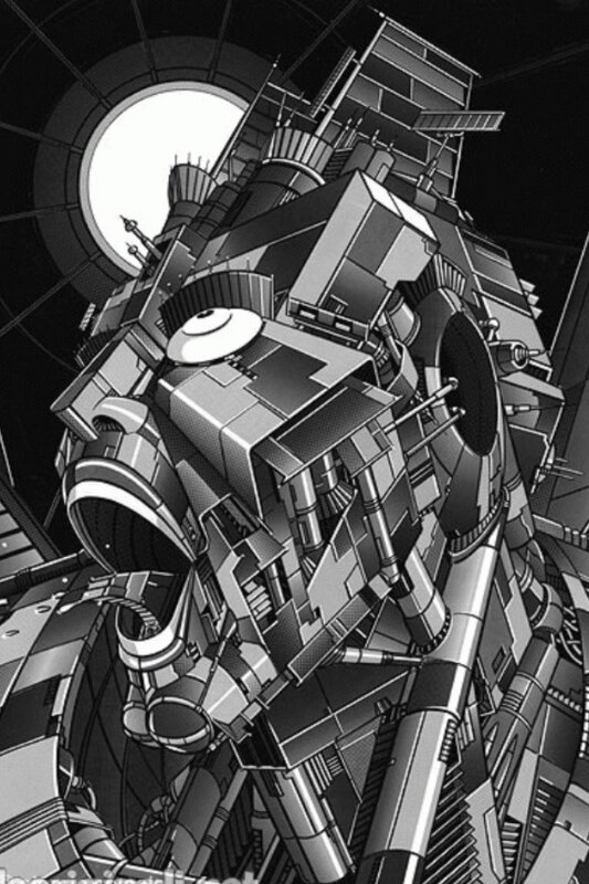 Robot comolo - Original Illustration