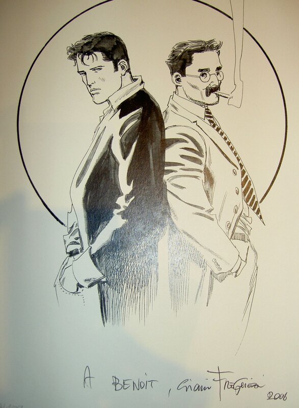 Dylan Dog par Giovanni Freghieri - Illustration originale