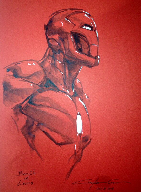 Iron man clayton crain - Sketch