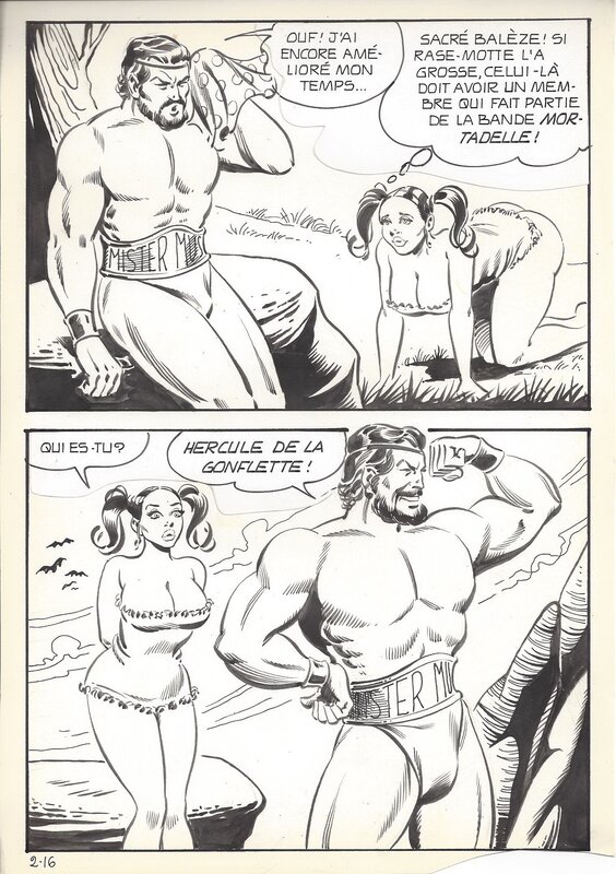 Maghella #2 P16 par Dino Leonetti - Planche originale