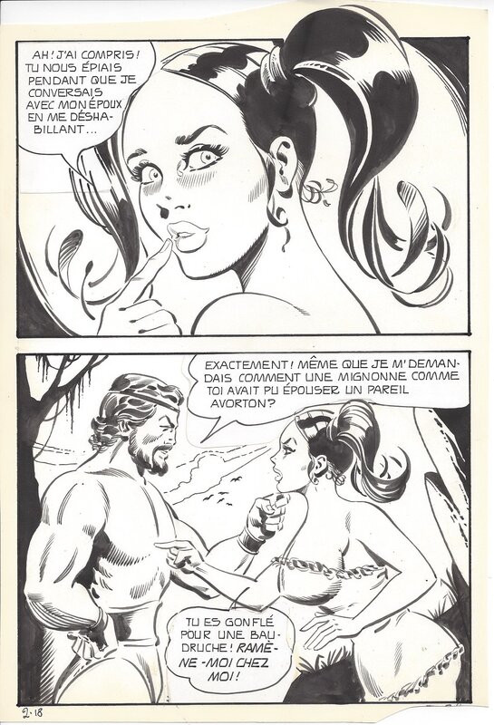 Maghella #2 P18 par Dino Leonetti - Planche originale