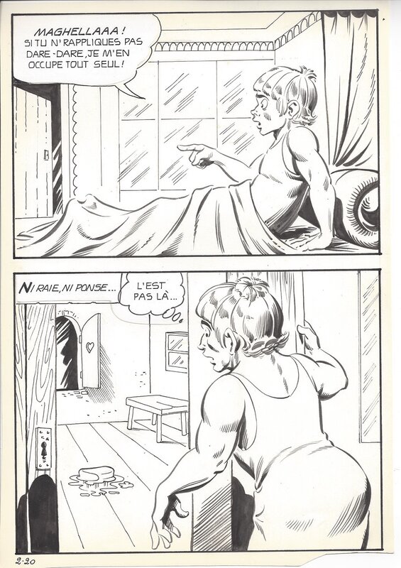 Maghella #2 P20 par Dino Leonetti - Planche originale