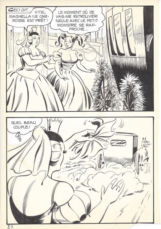 Maghella #2 P7 par Dino Leonetti - Planche originale