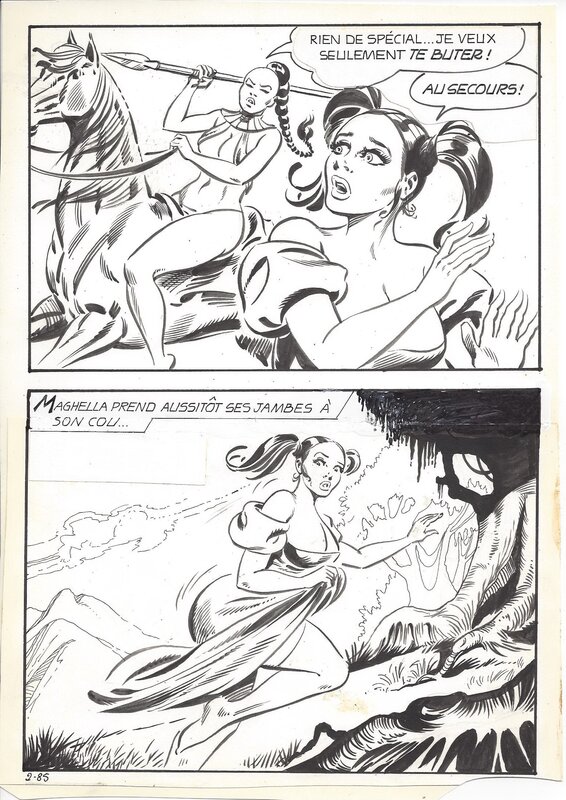Maghella #2 P85 by Dino Leonetti - Comic Strip
