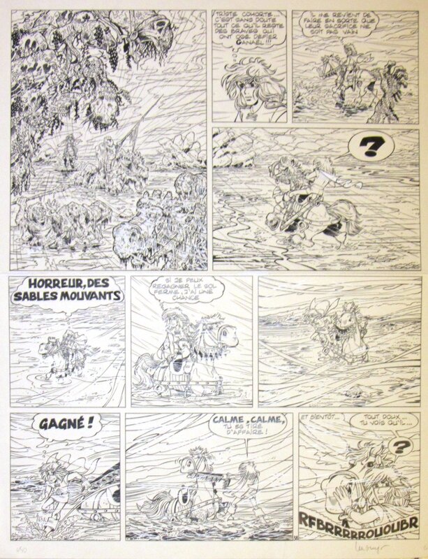 Luguy Philippe - PERCEVAN - planche - Comic Strip
