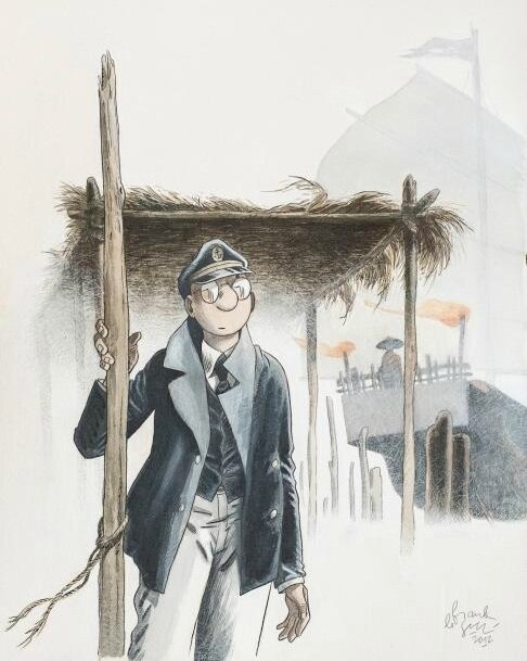 Theodore Poussin par Frank Le Gall - Couverture originale