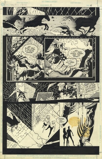 Batman par Joe Quesada - Planche originale