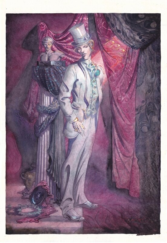 Enrique Corominas, Le portrait de Dorian Gray - Illustration originale