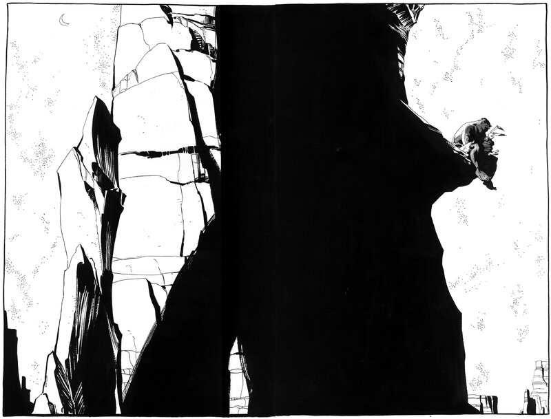 Tim Sale, Hulk Grey # 3 . Double page 2 et 3 . - Planche originale