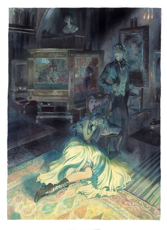 Enrique Corominas, Le portrait de Dorian Gray - Illustration originale