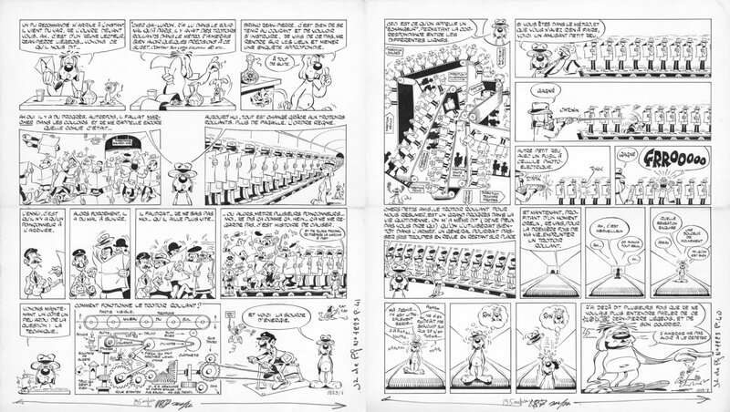 Gai-Luron par Gotlib - Planche originale