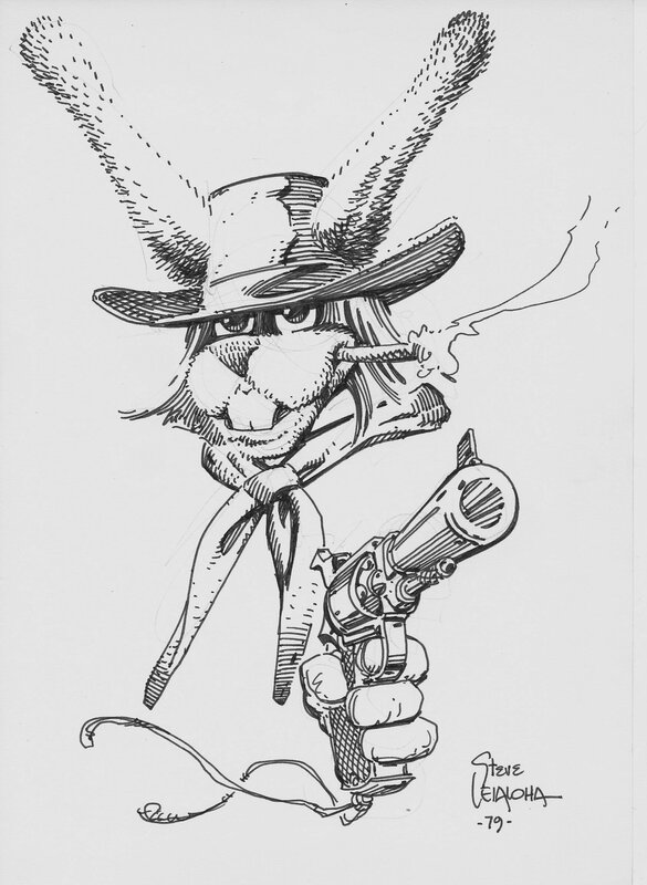 Western Rabbit by Steve Leialoha - Sketch