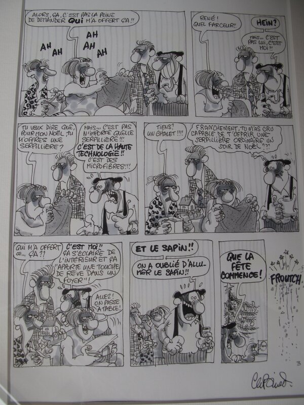 Binet, Les Bidochon - Tome 20 - Planche originale