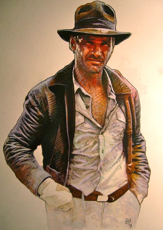 Indy by Fabrice Le Hénanff - Original Illustration