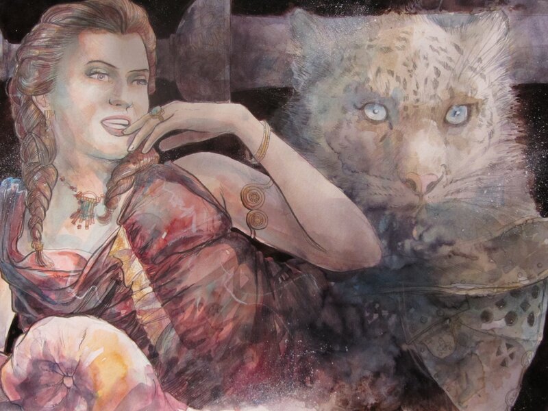 Lucrecia by Eric Liberge - Original Illustration