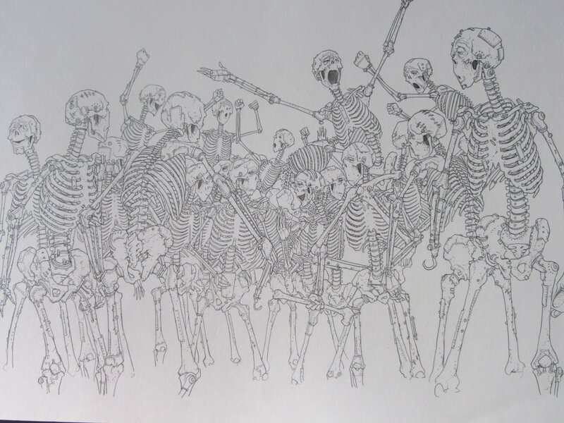 Eric Liberge, Mardi gras descendres - Original art