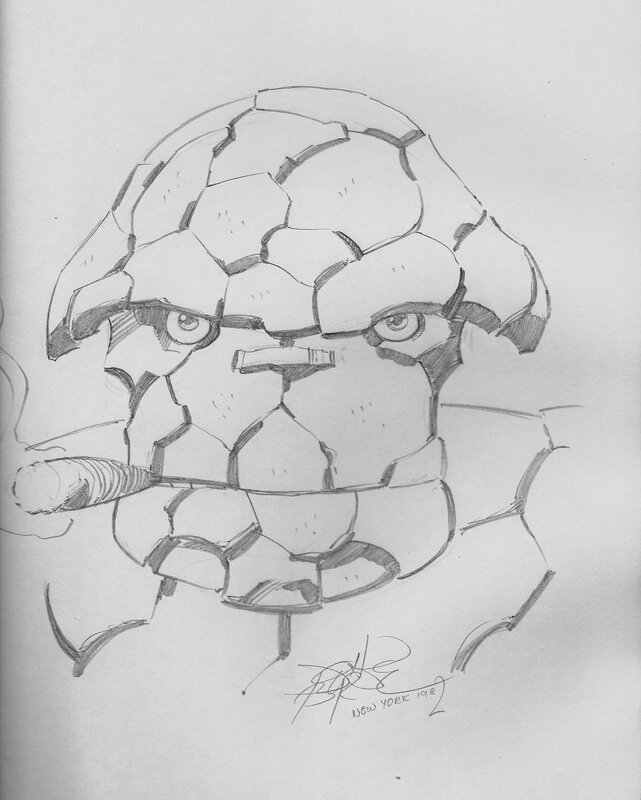 The THING by John Byrne - Sketch