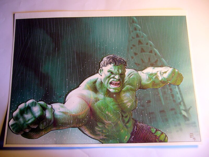 Hulk 1 by Fabrice Le Hénanff - Original Illustration