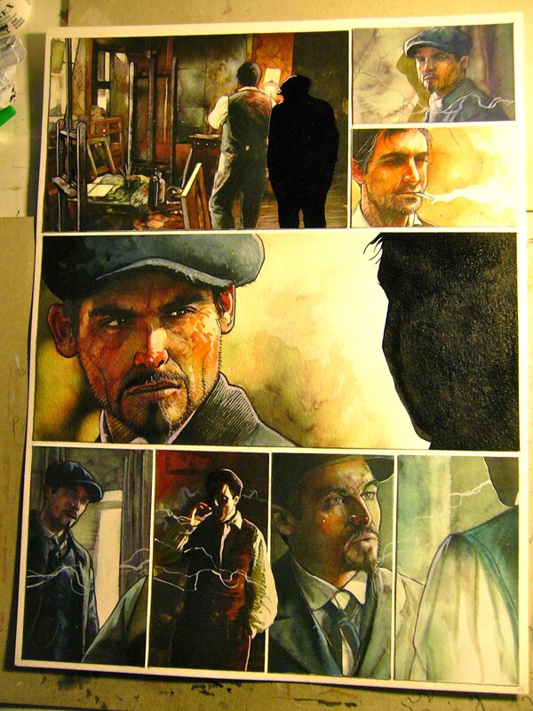 Fabrice Le Hénanff, Modigliani (Casterman 2014) - Comic Strip