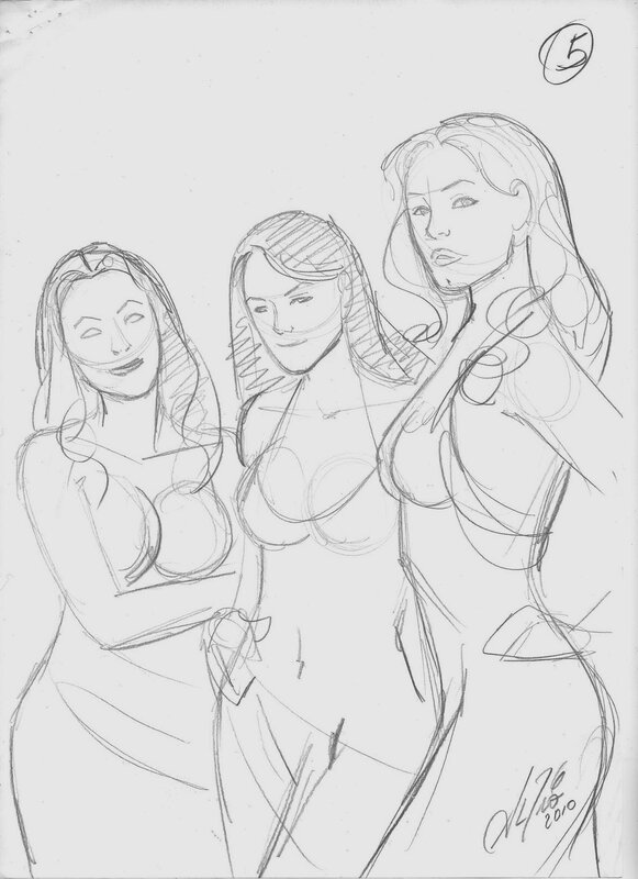 Al Rio, Charmed cover prelim 5 - Œuvre originale