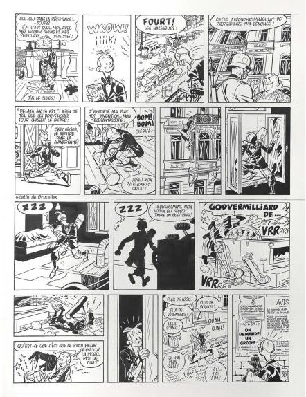Olivier Schwartz, Le Groom vert de gris - Comic Strip