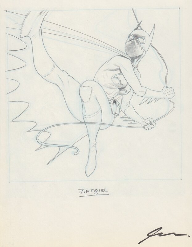 Batgirl by Ariel Olivetti - Original art