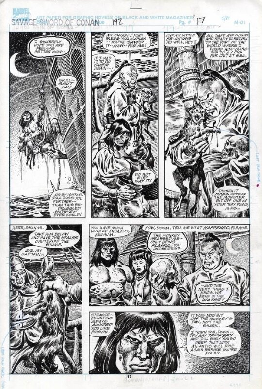 Conan the Barbarian par John Buscema - Planche originale