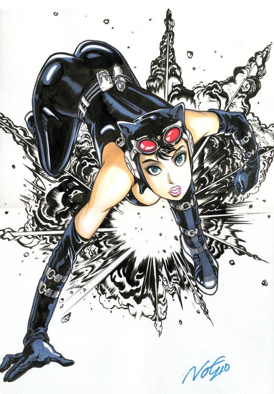 Catwoman by Not210 - Original Illustration