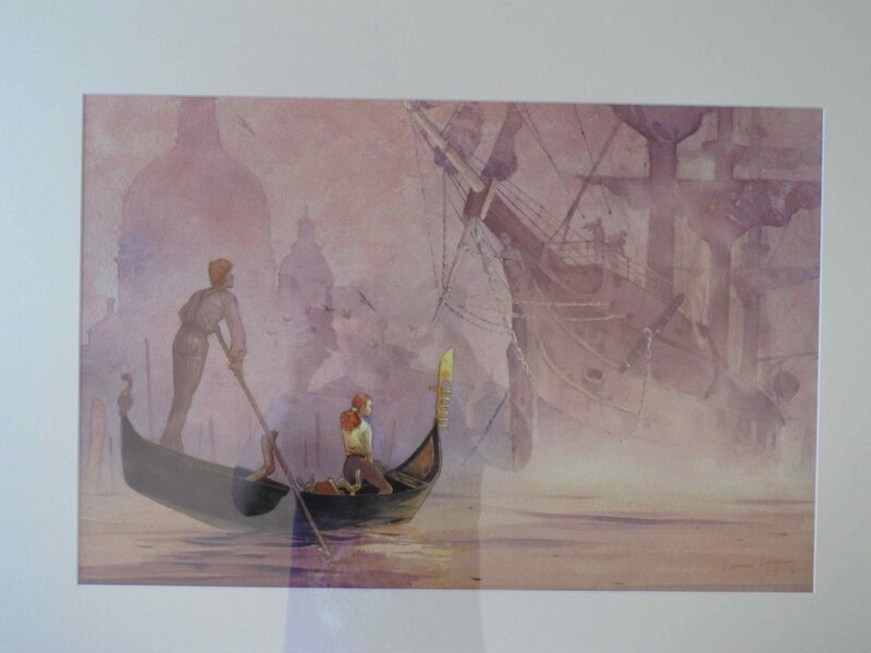 Les voyages d'Anna by Emmanuel Lepage - Original Illustration