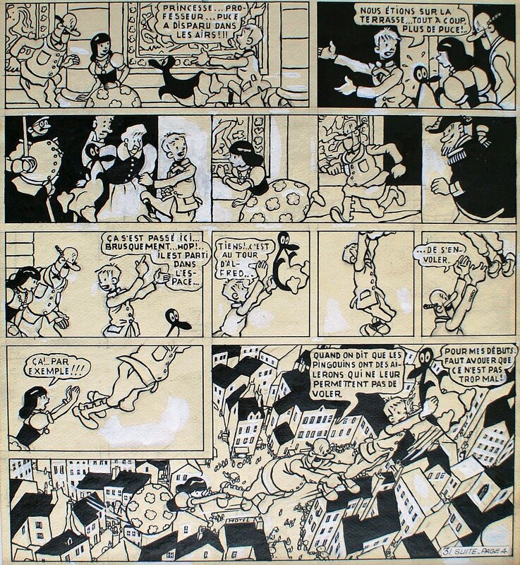Alain Saint-Ogan, Zig et Puce - Zig et Puce sur Vénus - Comic Strip