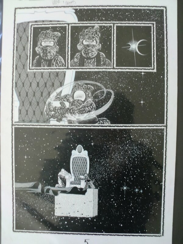 Cerebus 186, page 5 par Dave Sim, Gerhard - Planche originale