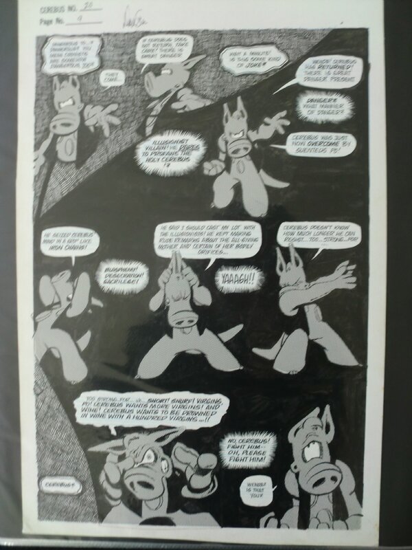 Cerebus 20, page 9 par Dave Sim - Planche originale