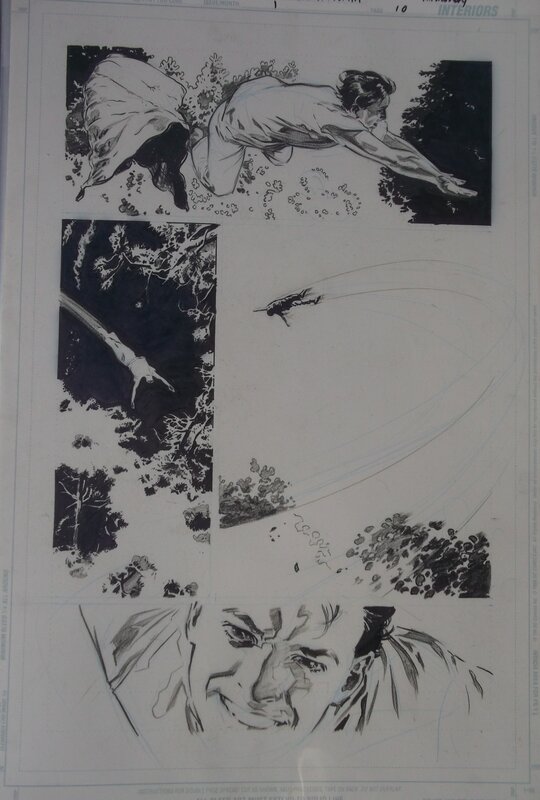 Superman par Stuart Immonen, Kurt Busiek - Planche originale