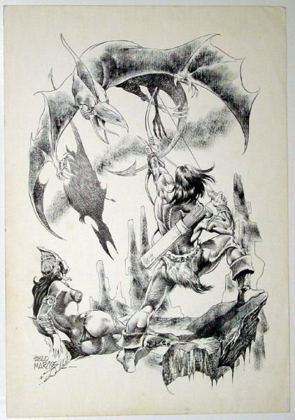 Pablo Marcos, Savage Sword of Conan - Original Illustration