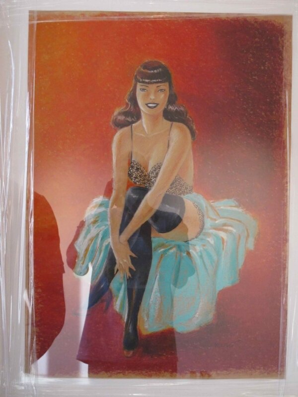 Pin-Up par Philippe Berthet - Illustration originale