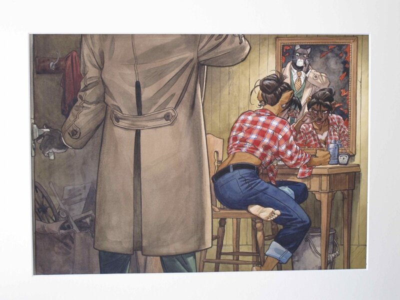 Blacksad par Juanjo Guarnido - Illustration originale