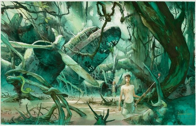 Amazonie by Emmanuel Lepage - Original Illustration
