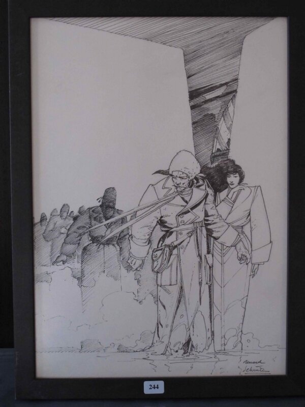 Temporary Title by François Schuiten, Claude Renard - Original Illustration